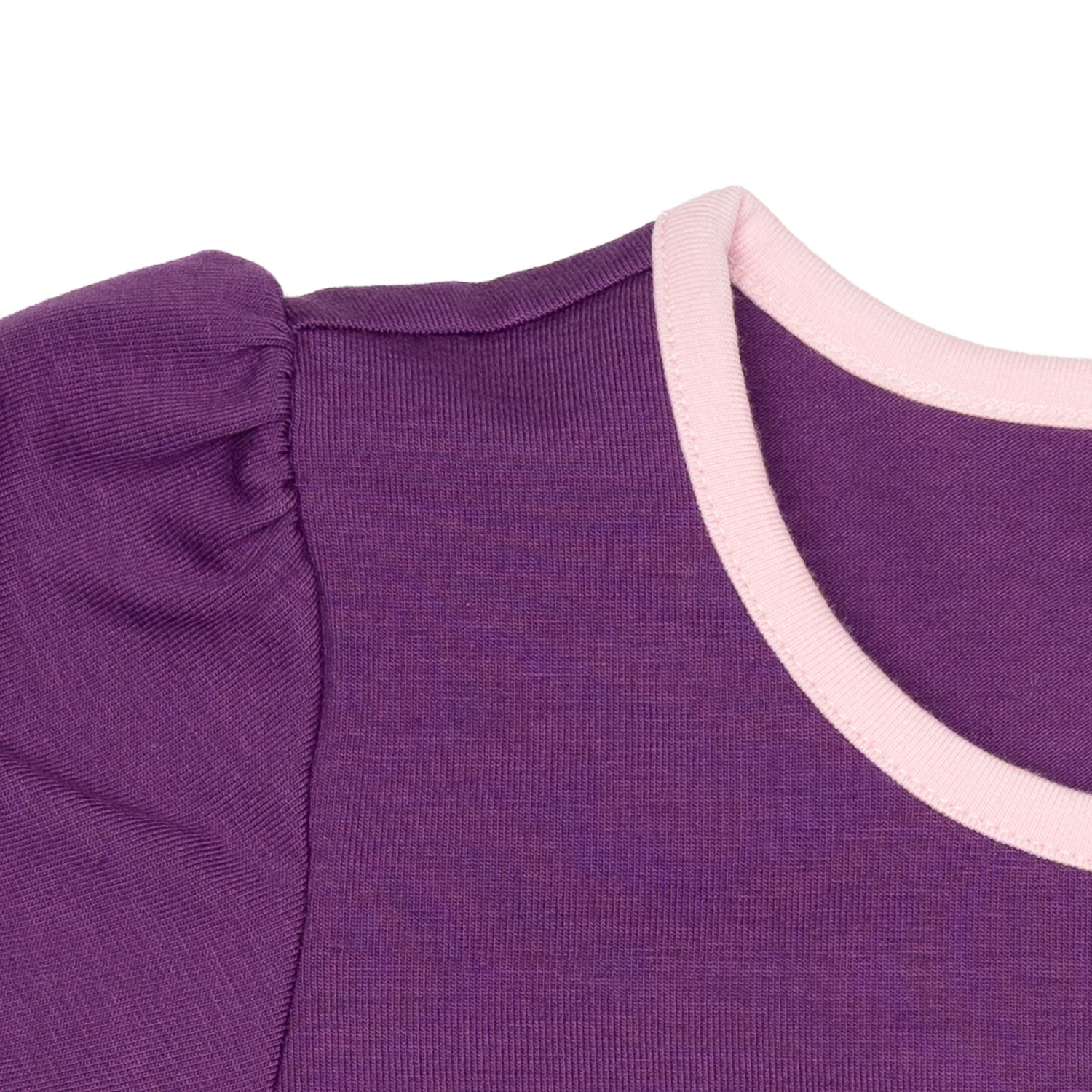 Uni-Shortsleeve twirl Dress Purple