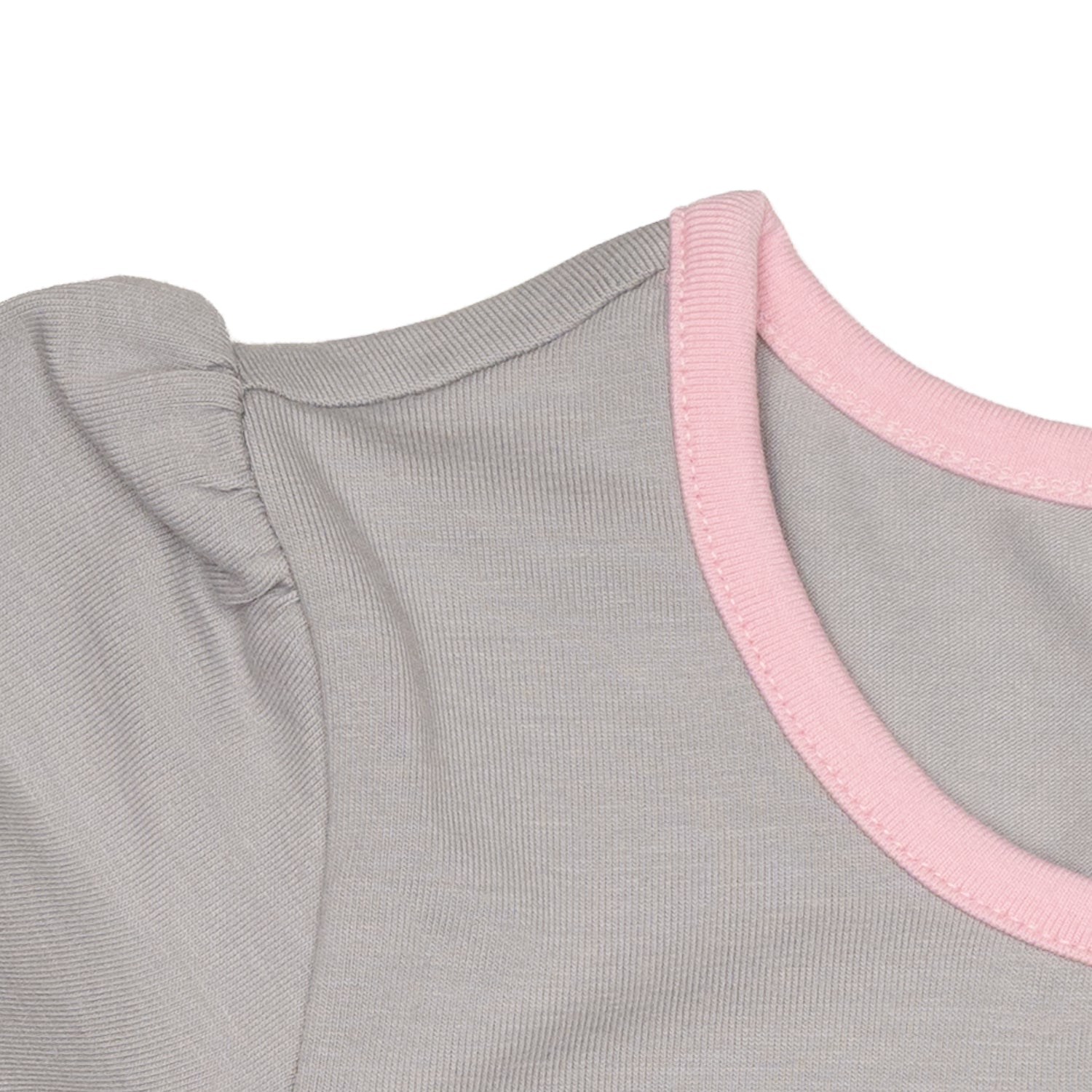 Uni-Shortsleeve twirl Dress Grey