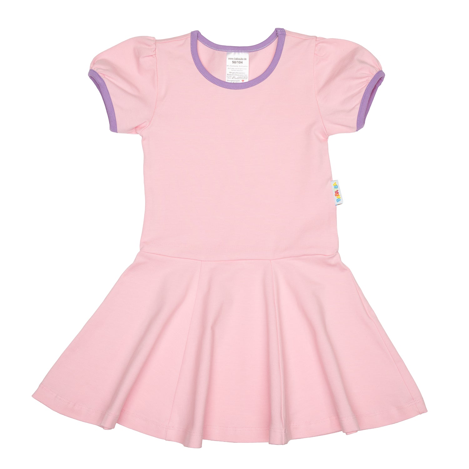 Uni-Shortsleeve twirl Dress Babyrosa