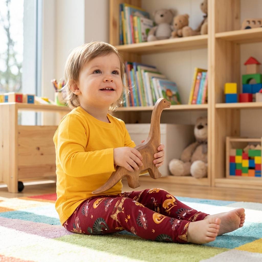 Uni-Langarmshirt Curry