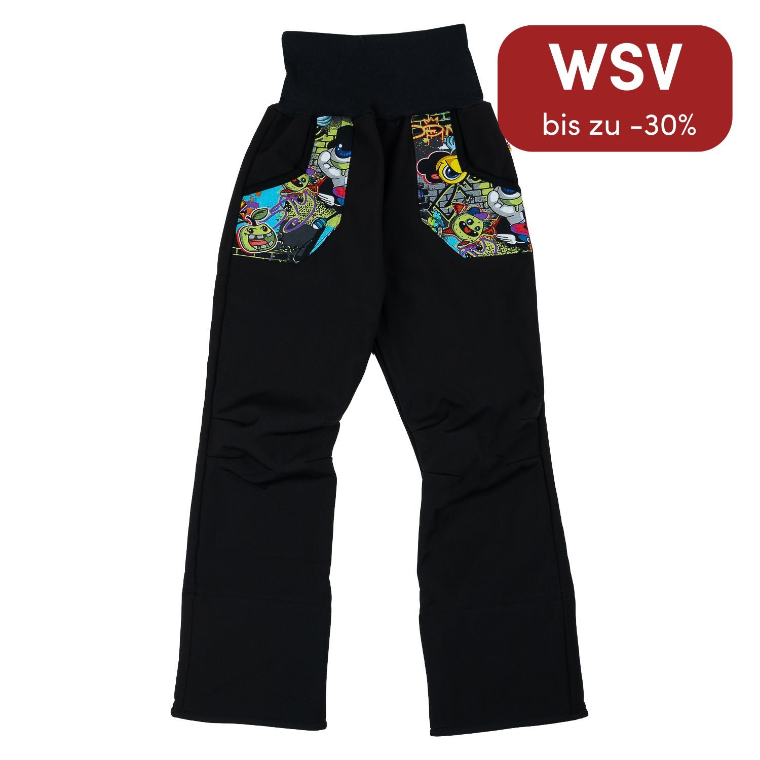 Softshellhose CrazyGraffitiMonsters