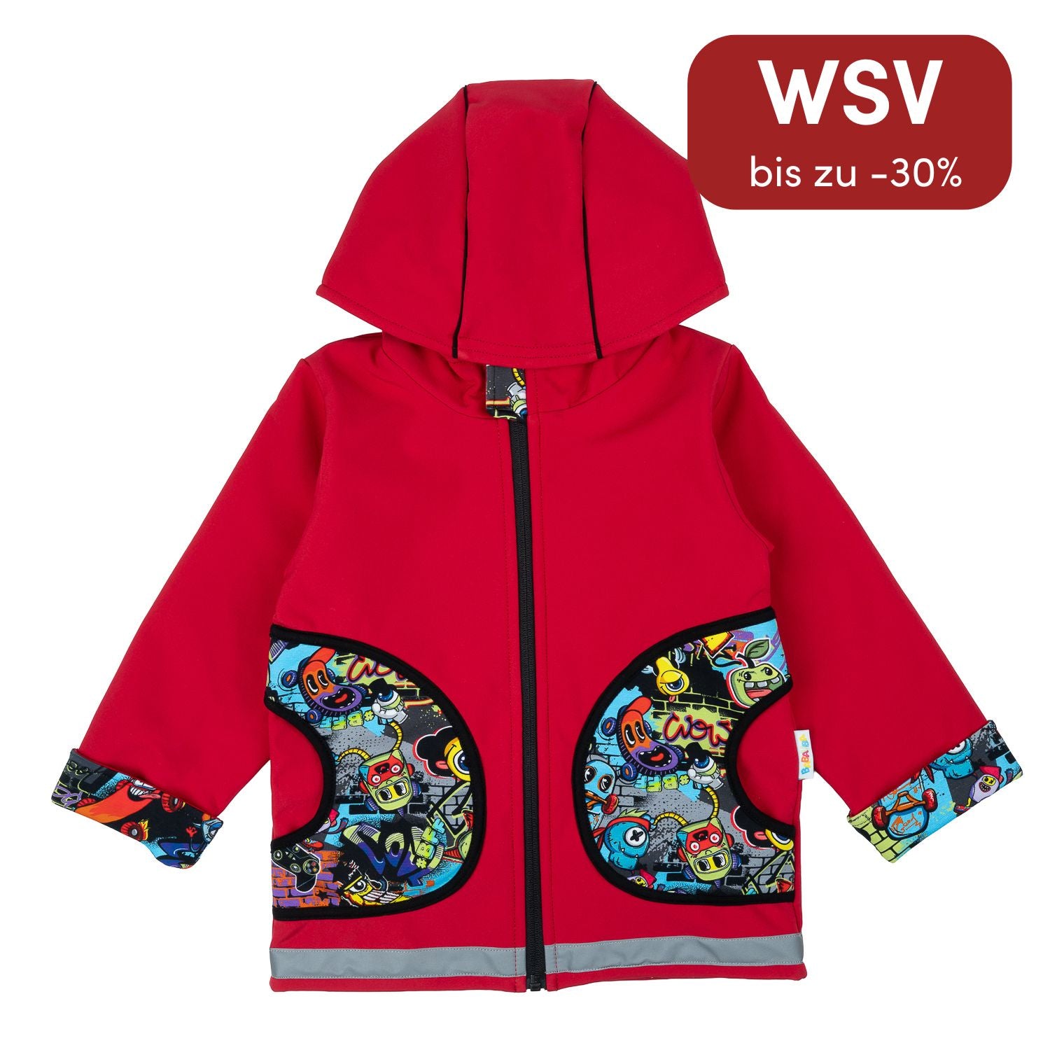 Softshelljacke CrazyGraffitiMonsters