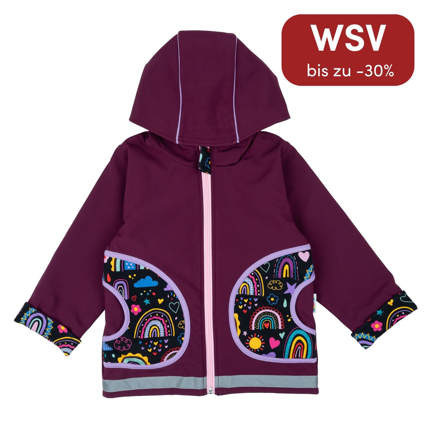 Softshelljacke LovelyRainbows-Black