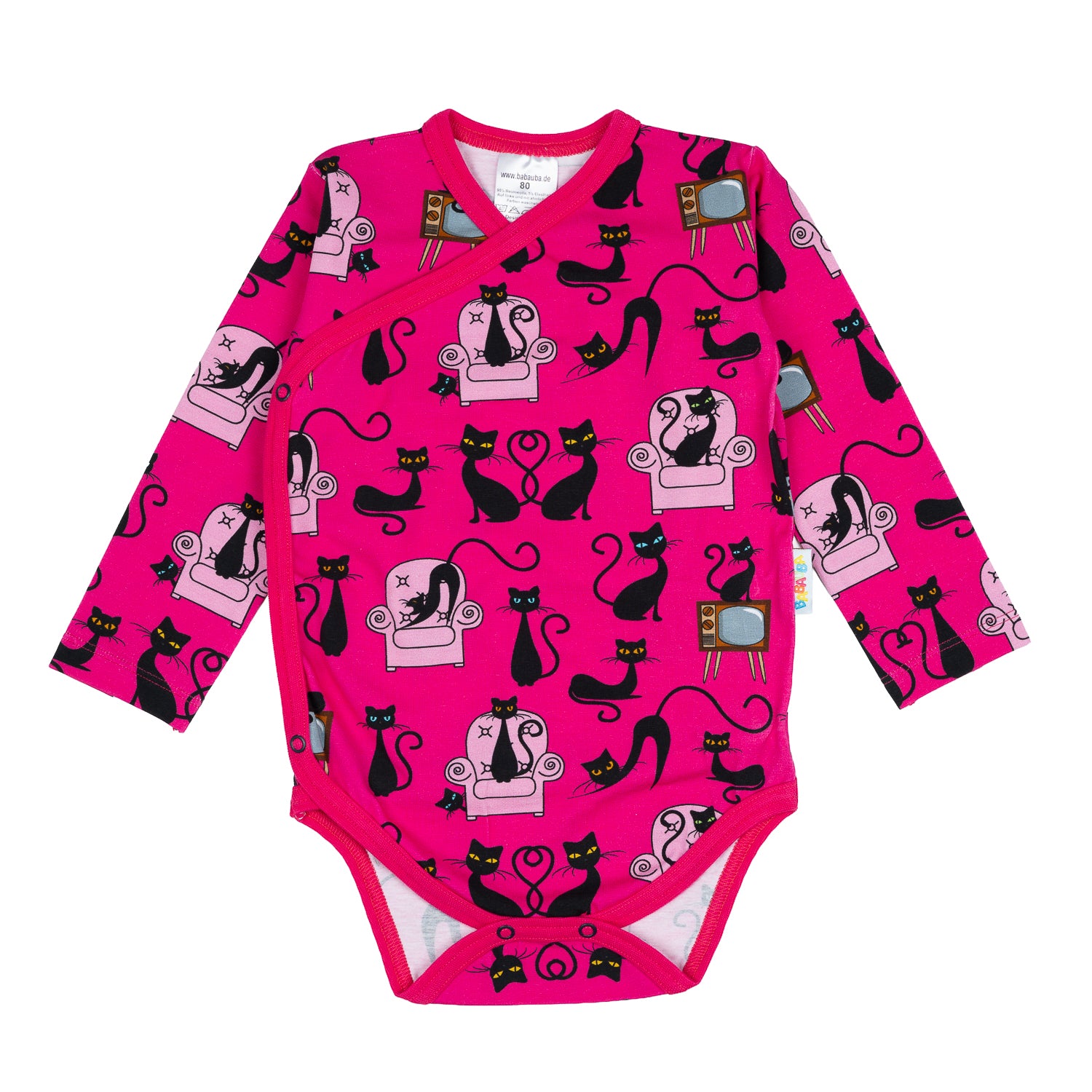 Wickelbody im Babauba-Stil Blackcats