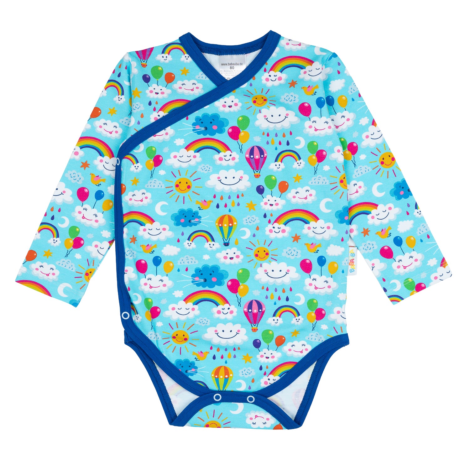 Wickelbody im Babauba-Stil Rainbowsandclouds