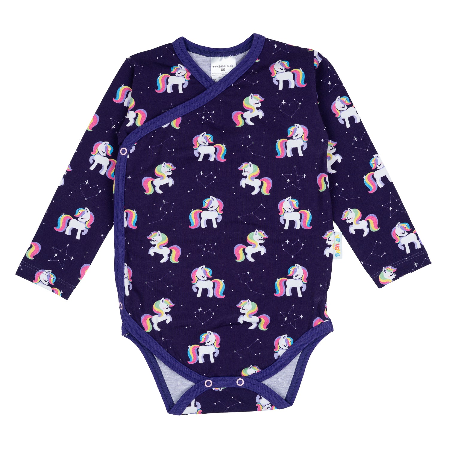Wickelbody im Babauba-Stil GalaxyUnicorns