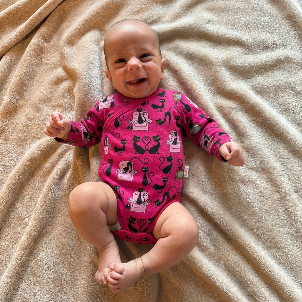Long Sleeve Bodysuit BlackCats