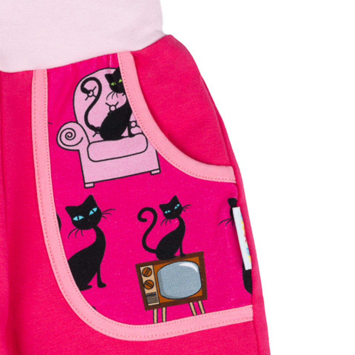 Tasche von Sweathose im Babauba-Stil BlackCats