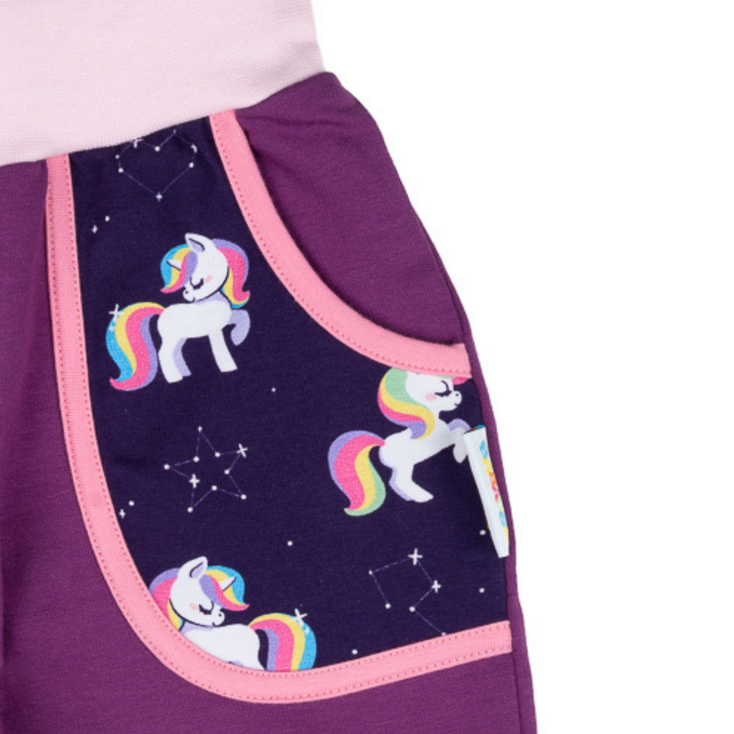Tasche von Sweathose im Babauba-Stil galaxyUnicorns