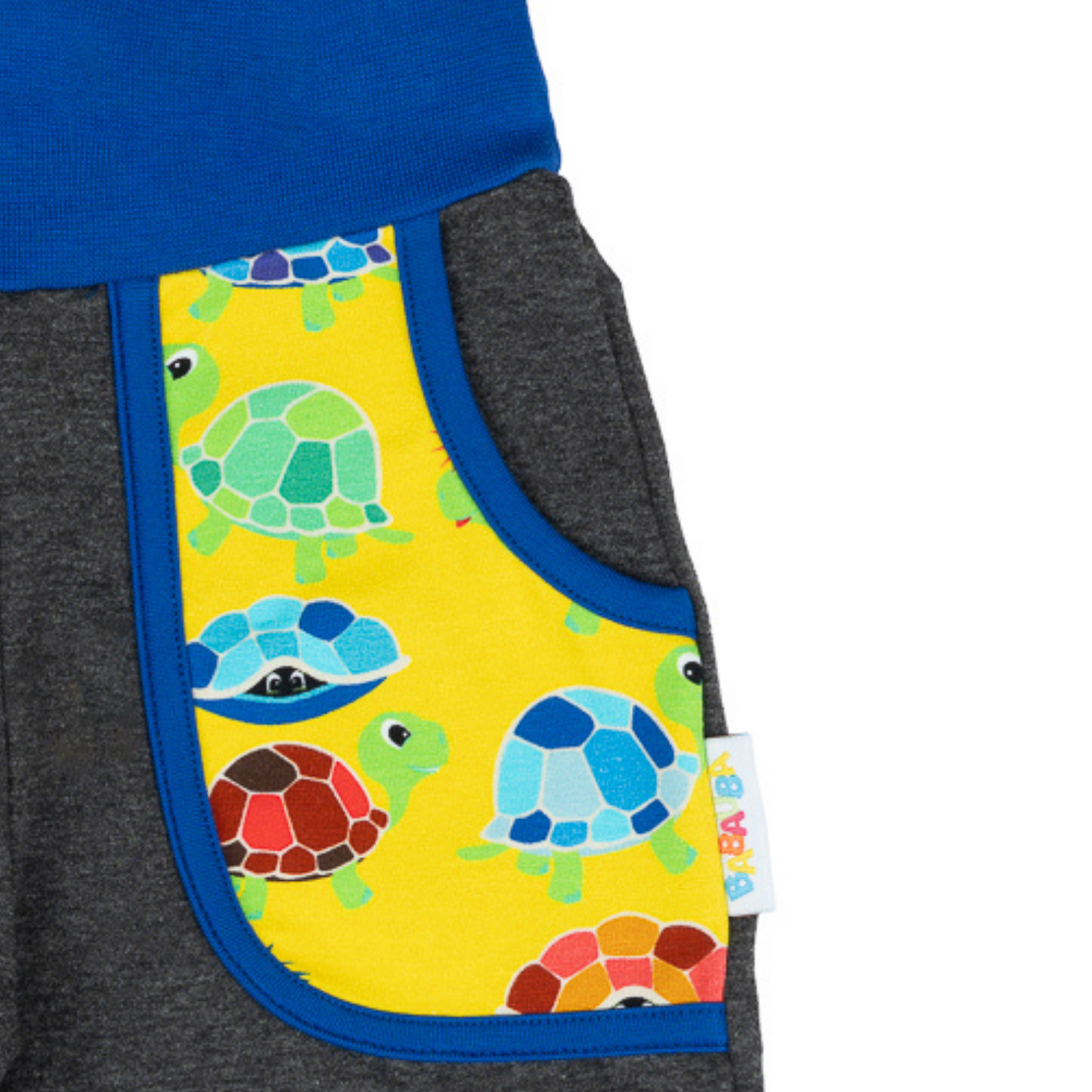 Tasche von Sweathose im Babauba-Stil Turtles