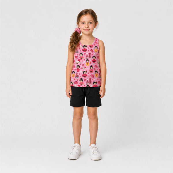 MissKyoto – Undershirt, Scrunchie & Bermuda