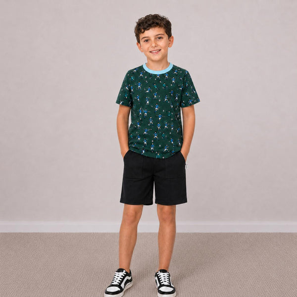 Soccer Green – T-Shirt & Bermuda