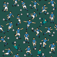 Babauba Grafik im Stil Soccer-Green